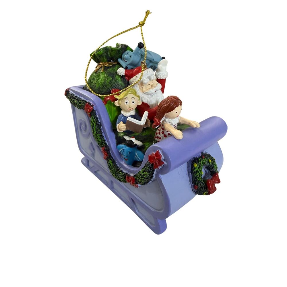 Hawthorne Village The Rudolph Christmas Tree Collection Santa's Sleigh Ornament